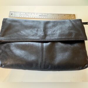 Sleek Black Leather Bag